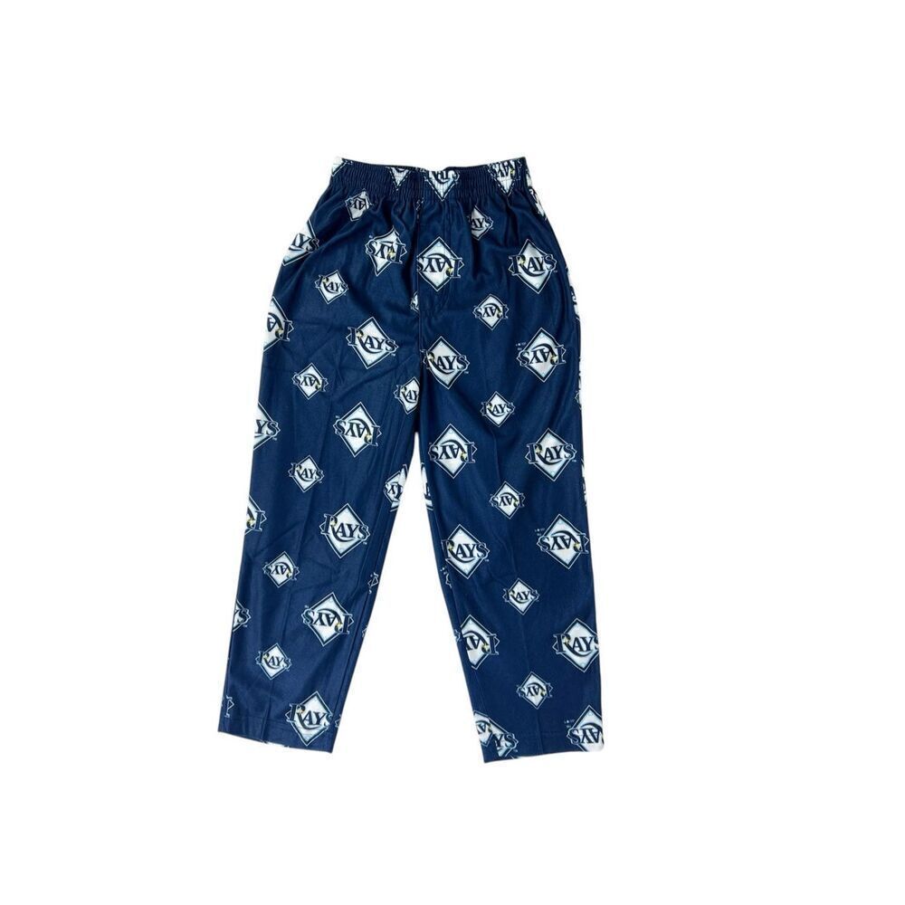 MLB Tampa Bay Rays Baseball Boy's Toddler Blue Lounge PJ Pants Size 4T‎